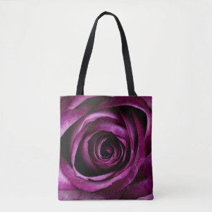 Bolsa Tote Rosa escuro do roxo