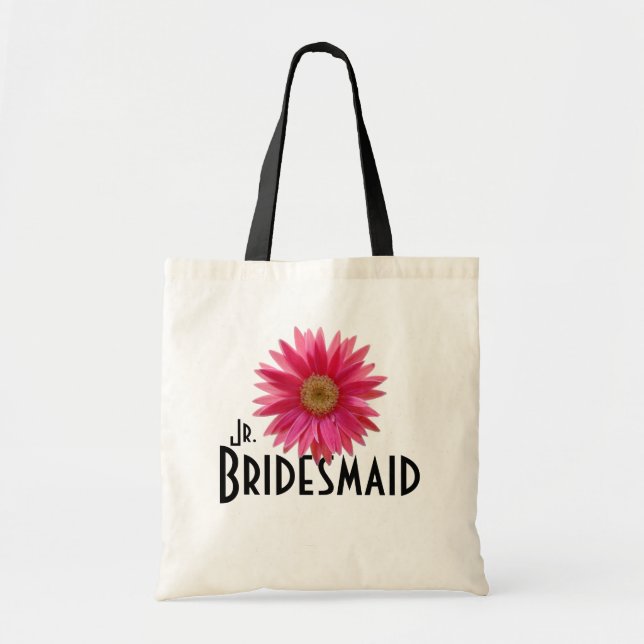 Bolsa Tote Rosa Gerbera Daisy/ Wedding (Frente)