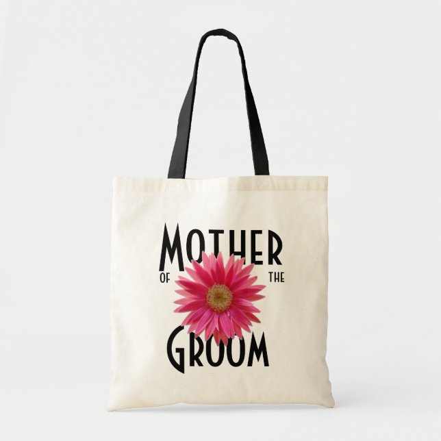 Bolsa Tote Rosa Gerbera Daisy/ Wedding (Frente)