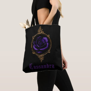 Bolsa Tote Rosa gótico Roxo personalizado