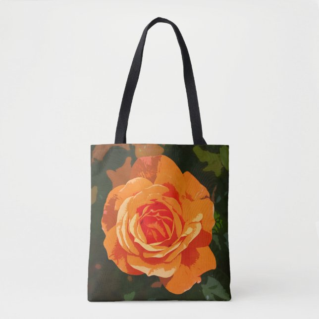 Bolsa Tote Rosa laranja (Frente)