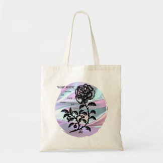 Bolsa Tote Rosa mágica de algodão em Pastel