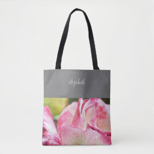 Bolsa Tote Rosa Moderno Monograma