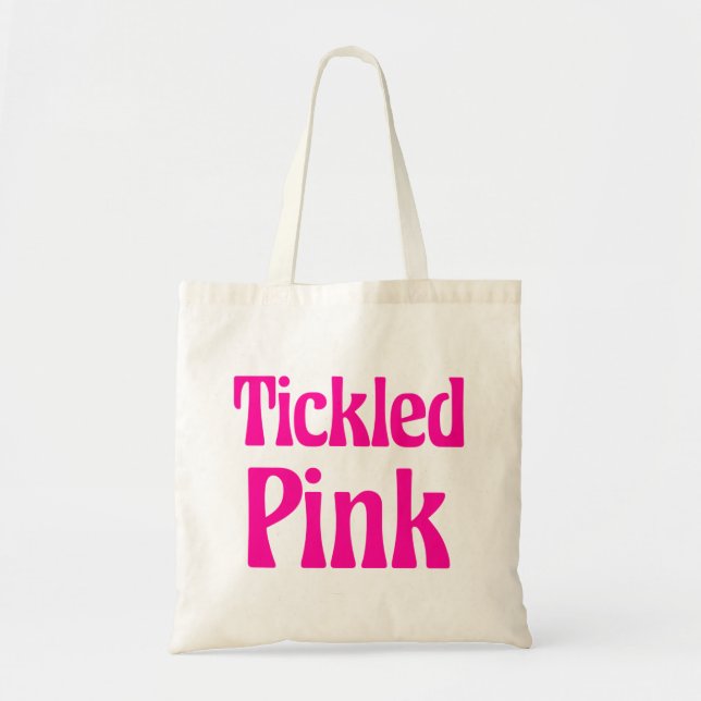 Bolsa Tote Rosa picada (Frente)