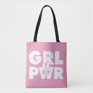 Bolsa Tote Rosa Primavera:Poder para Garota