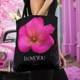 Bolsa Tote Rosa Rosa Rosa Rosa Rosa Caneta - Tendência Person