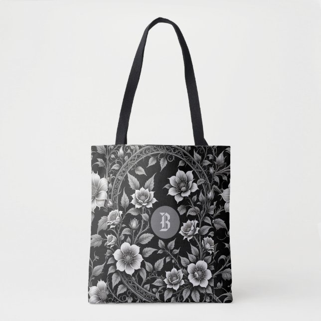 Bolsa Tote Rosa Selvagem Monocromática (Frente)