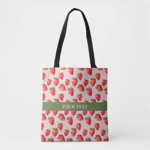 Bolsa Tote Rosa Suculenta: Espirando Através De Campos De Mor