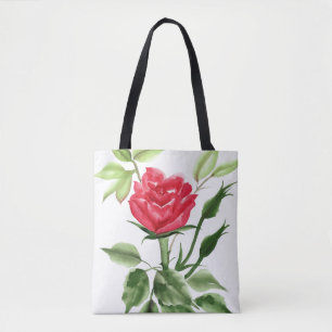 Bolsa Tote Rosa vermelha