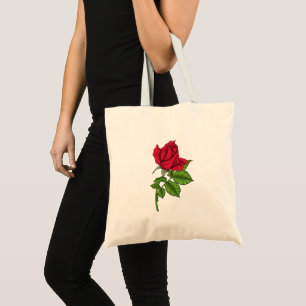 Bolsa Tote Rosa vermelha