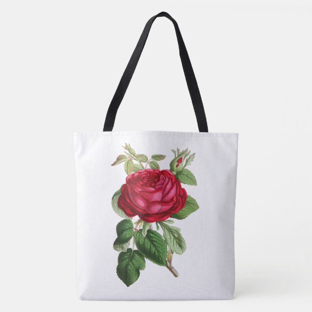 Bolsa Tote Rosa Vermelha (Frente)