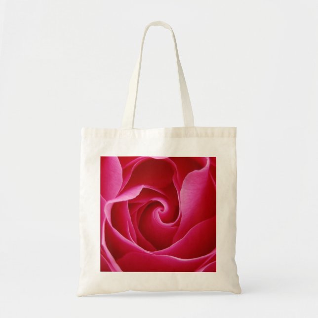 Bolsa Tote Rosa vermelha (Frente)