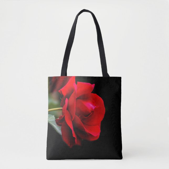 Bolsa Tote Rosa vermelha (Frente)