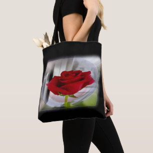 Bolsa Tote Rosa vermelha 2