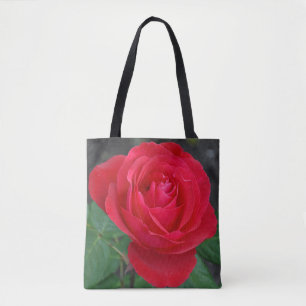 Bolsa Tote rosa vermelha solteiro