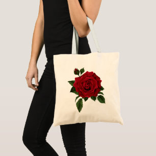 Bolsa Tote Rosa vermelha Tote Bag