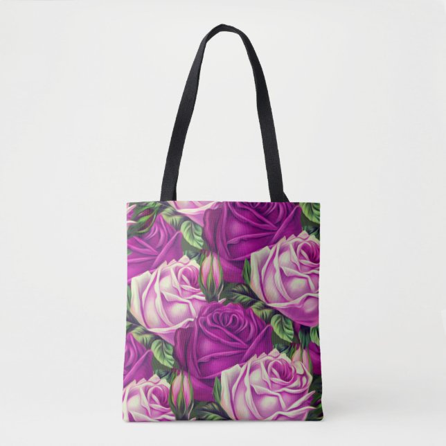 Bolsa Tote Rosas (Frente)
