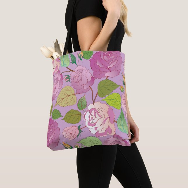 Bolsa Tote Rosas 18 (Close Up)
