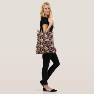 Bolsa Tote Rosas amarelas românticas Vintage floral