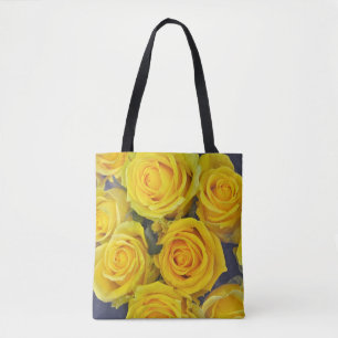 Bolsa Tote Rosas amarelos bonitos
