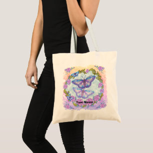 Bolsa Tote Rosas borboletas
