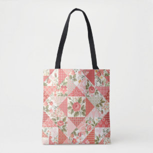 Bolsa Tote Rosas Borboletas Sem Fios