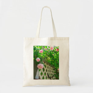 Bolsa Tote Rosas cor-de-rosa e alcatifa - Vinha de Martha
