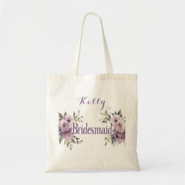 Bolsa Tote Rosas Cor-de-Rosa Elegantes Vestidos de Dama de Ho