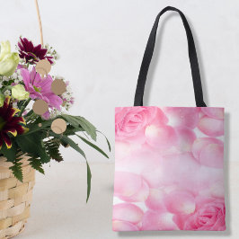 Bolsa Tote Rosas cor-de-rosa úmidos