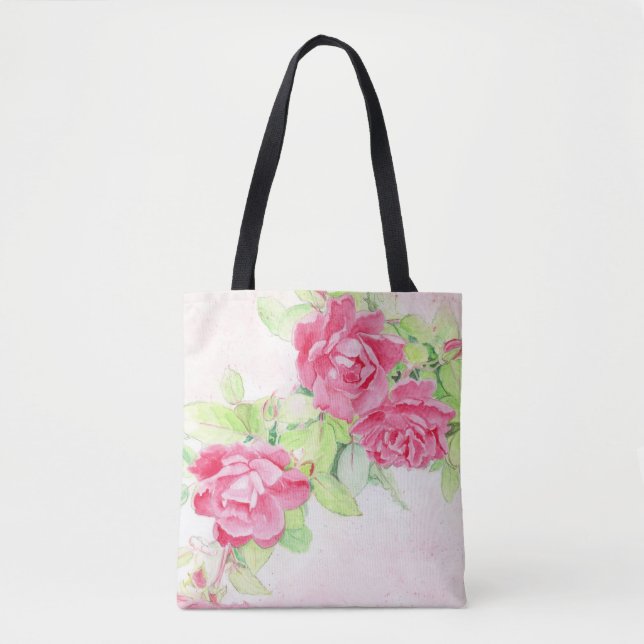 Bolsa Tote Rosas de café (Frente)