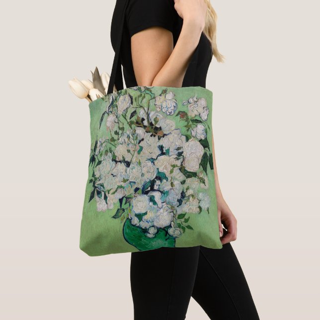 Bolsa Tote Rosas de Vincent Van Gogh (Close Up)