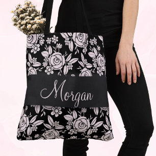 Bolsa Tote Rosas Delicadas Doces