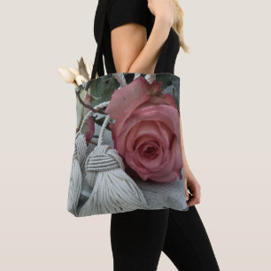 Bolsa Tote Rosas E Bruxelles