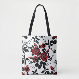 Bolsa Tote Rosas vermelhas.