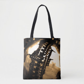 Bolsa Tote Rose Gold Steampunk