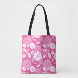 BOLSA TOTE ROSE PATTERN (PINK)