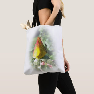 Bolsa Tote rosebusto rosa amarelo
