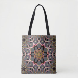 Bolsa Tote Roseta Dourada