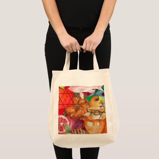 Bolsa Tote Rosh Hashanah Tote Bag (Frente (produto))