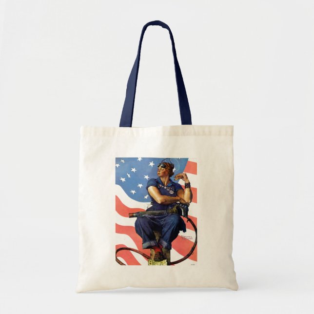 Bolsa Tote "Rosie the Riveter" (Frente)