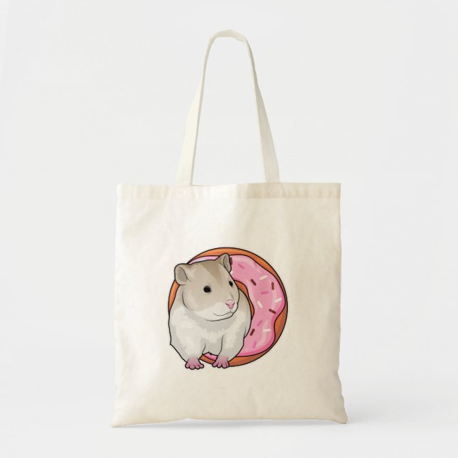 Bolsa Tote Rosquinha de Hamster (Frente)