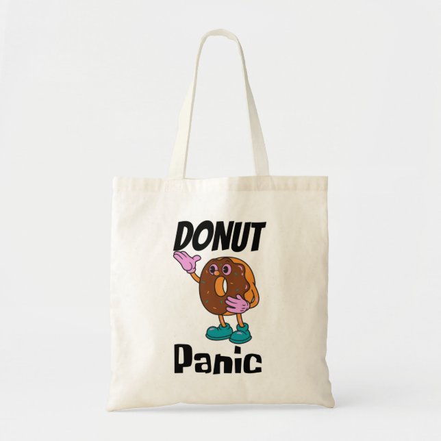 Bolsa Tote rosquinha de pânico de rosquinha (Frente)