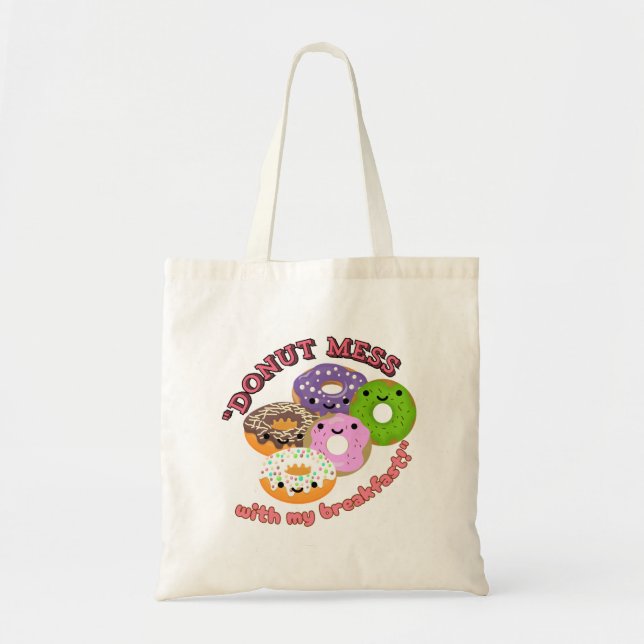 BOLSA TOTE ROSQUINHA MESSY COM MEU CAFÉ DA MANHÃ (Frente)