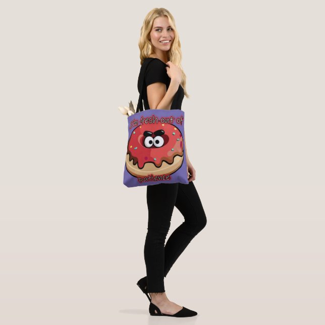 Bolsa Tote Rosquinha zangada: Fresca da paciência (No(a) Modelo)