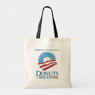 Bolsa Tote Rosquinhas e bacon: Gosto que nós podemos