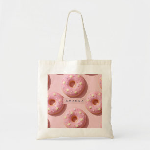Bolsa Tote Rosquinhas Sintológicas Semelhantes de Pastel Pers