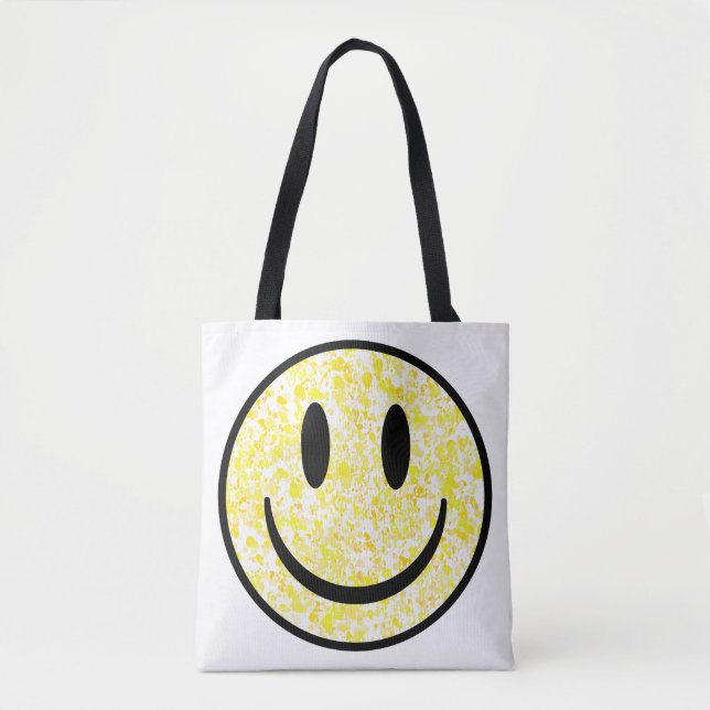 Bolsa Tote Rosto de Sorriso Patrocinado (Frente)