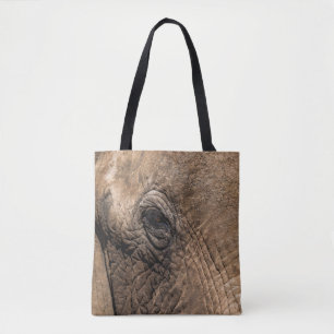 Bolsa Tote Rosto de um Elefante
