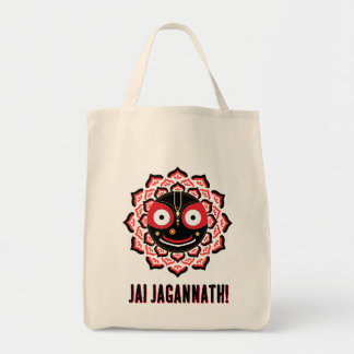 Bolsa Tote Rosto do Senhor Jagannath Chakra Divindade Hindu