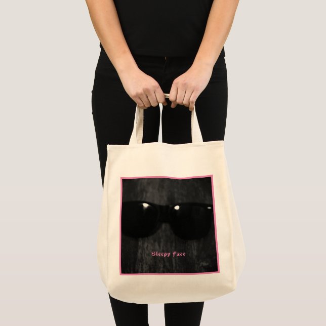 Bolsa Tote Rosto Sonolento: Saco de Tote "Simplesmente Sexy" (Frente (produto))